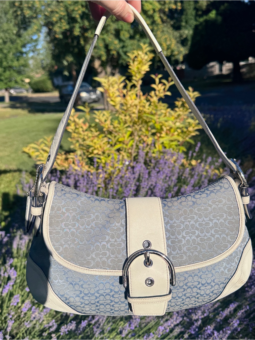 Rare Y2k Coach Soho Signature Buckle Shoulder Bag